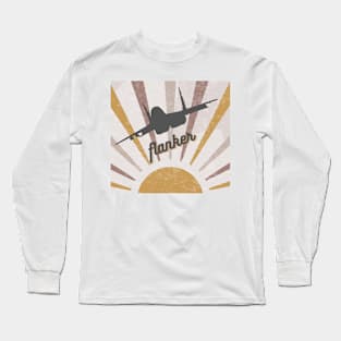 SU-27 Flanker fighter jet Long Sleeve T-Shirt